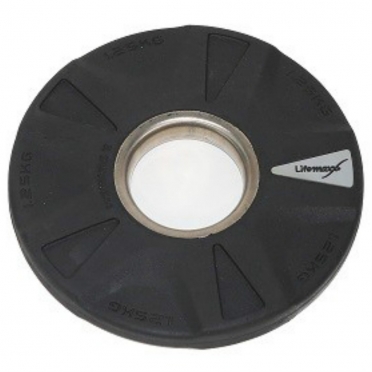 Lifemaxx Olympic Discs Rubber coated 5 grip 1,25 kg LMX 92 